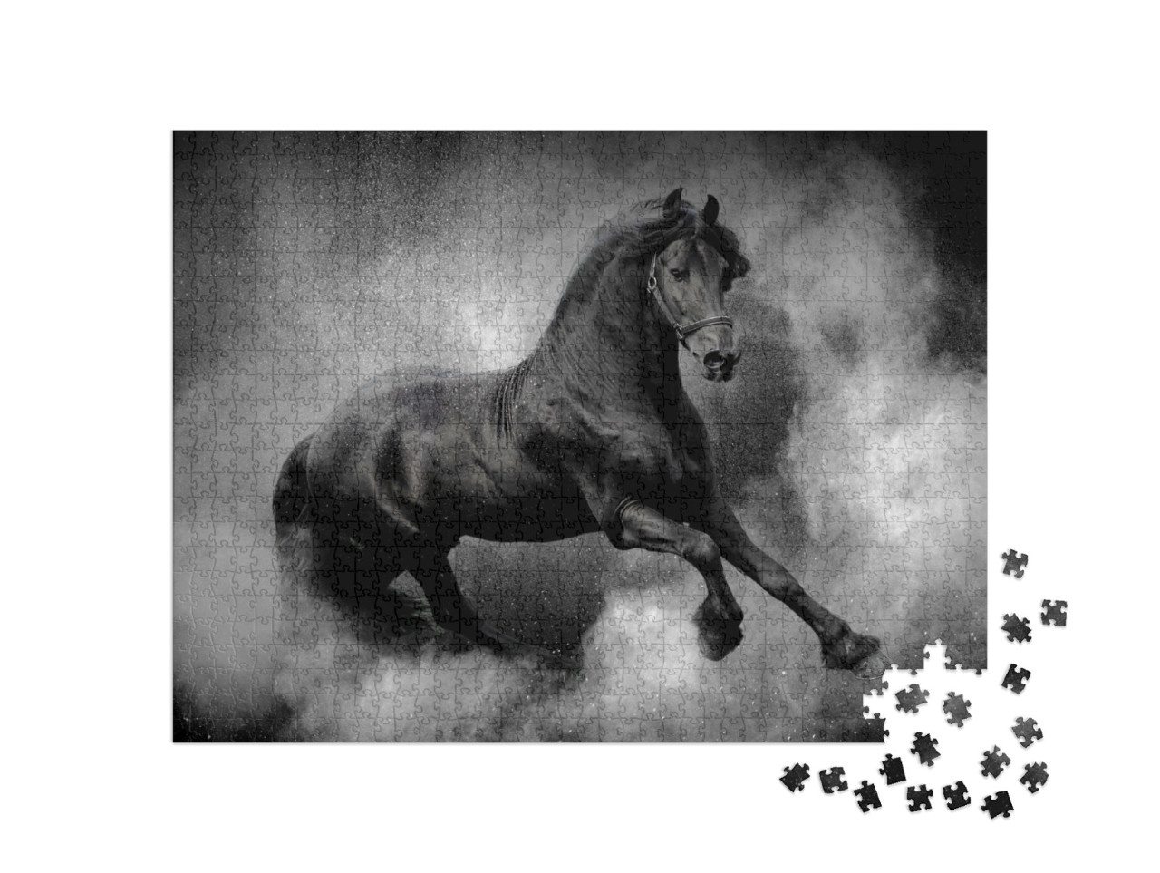 Puzzle 1000 Teile „Der Traum von einem starken Pferd“