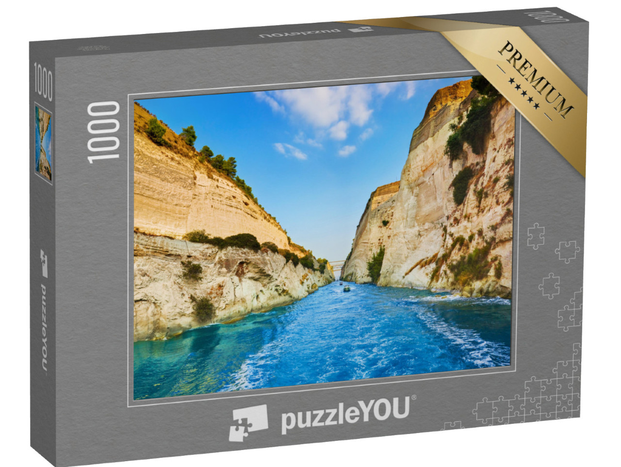 Puzzle 1000 Teile „Kanal von Korinth, Griechenland“