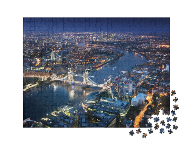 Puzzle 1000 Teile XXL „London bei Nacht“