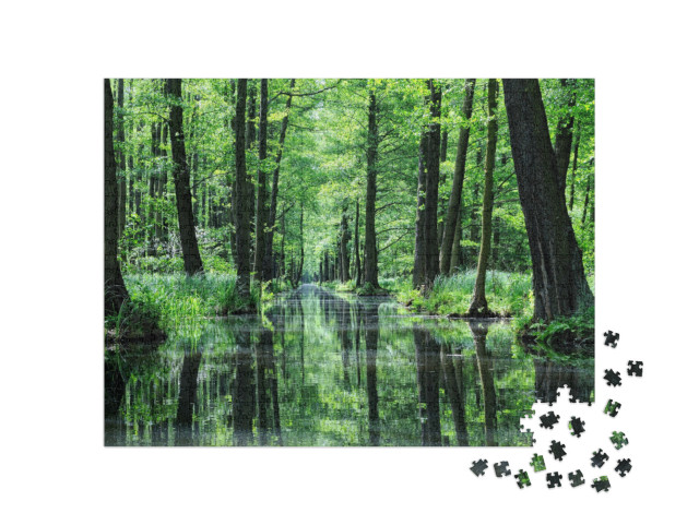 Puzzle 1000 Teile „Spreewald-Kanal, Deutschland“