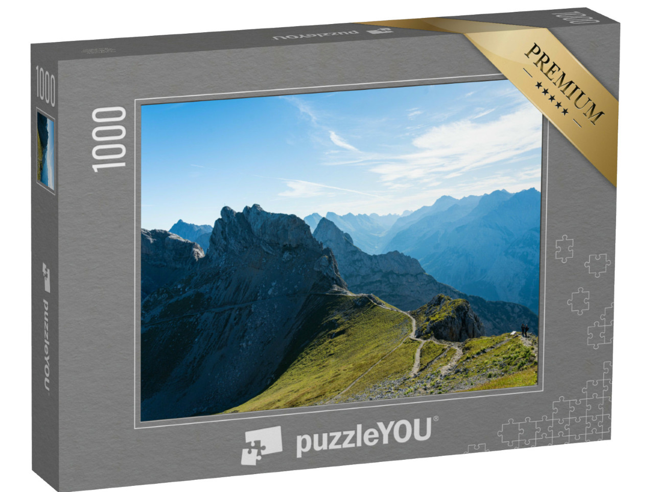 Puzzle 1000 Teile „Wildes Karwendelgebirge, Deutschland“