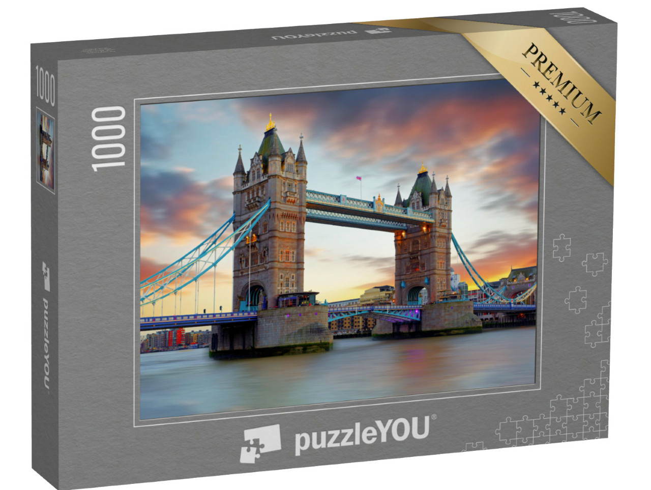 Puzzle 1000 Teile „Tower Bridge in London, Großbritannien“