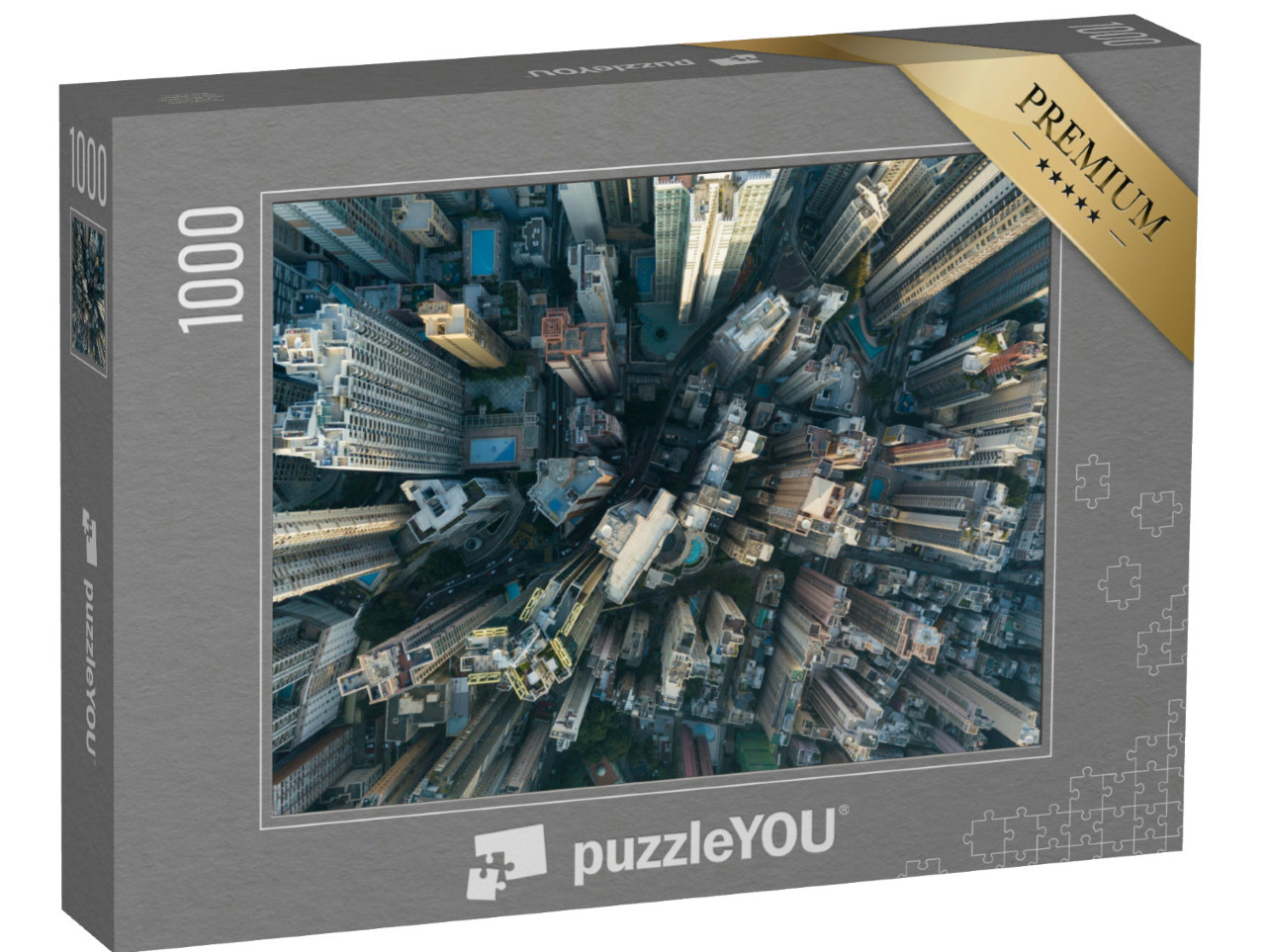 Puzzle 1000 Teile „Wolkenkratzer von Hongkong“
