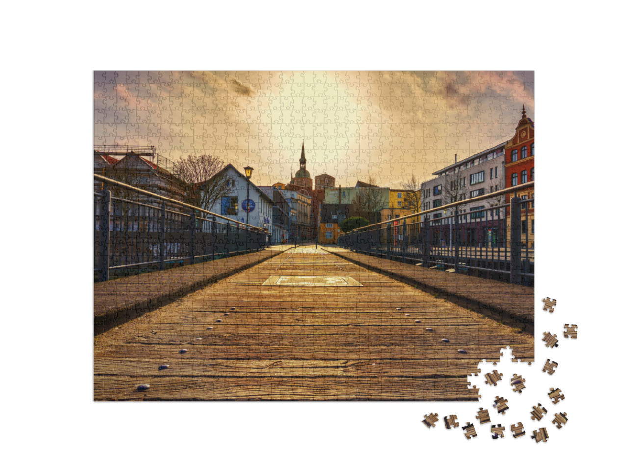 Puzzle 1000 Teile „Die Hansestadt Stralsund“