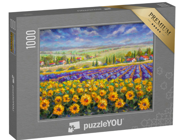 Puzzle 1000 Teile „Sommer in der Toskana“