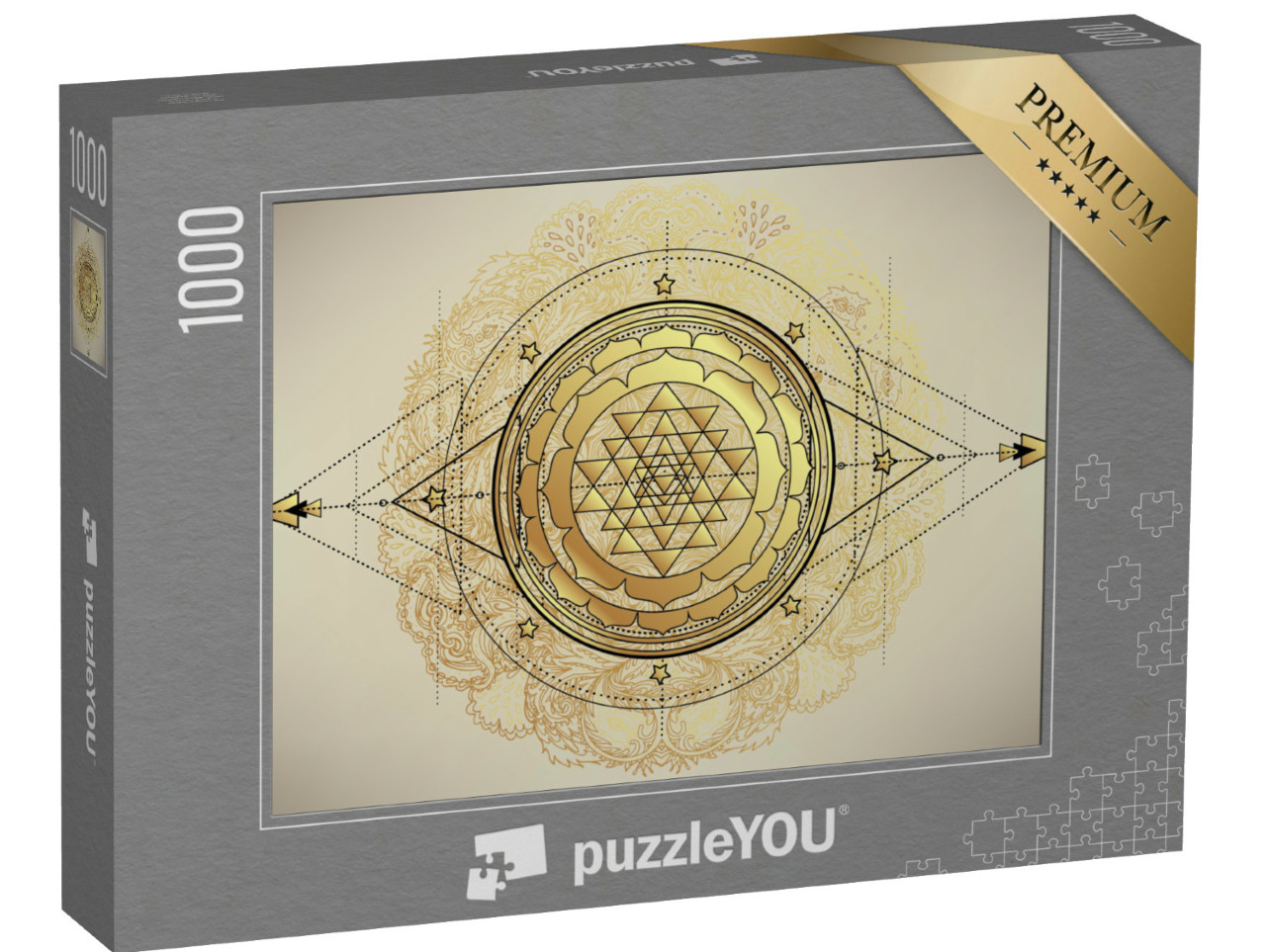 Puzzle 1000 Teile „Das Sri Yantra oder Sri Chakra“