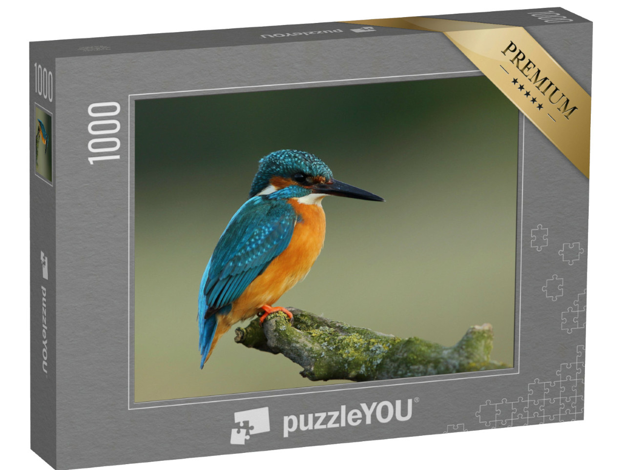 Puzzle 1000 Teile „Eisvogel, Alcedo atthis“
