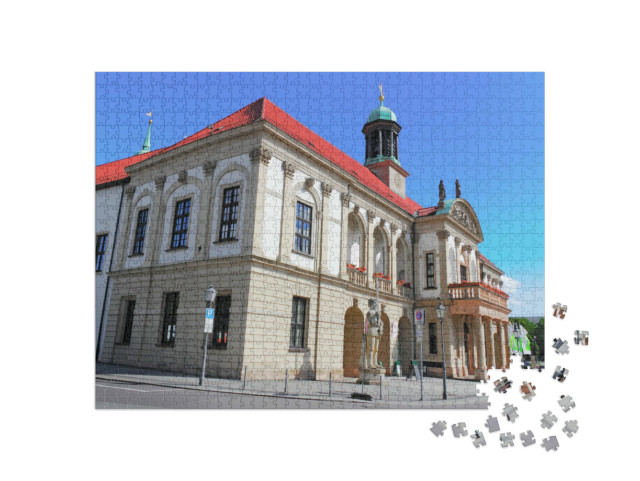 Puzzle 1000 Teile „Altes Rathaus von Magdeburg“