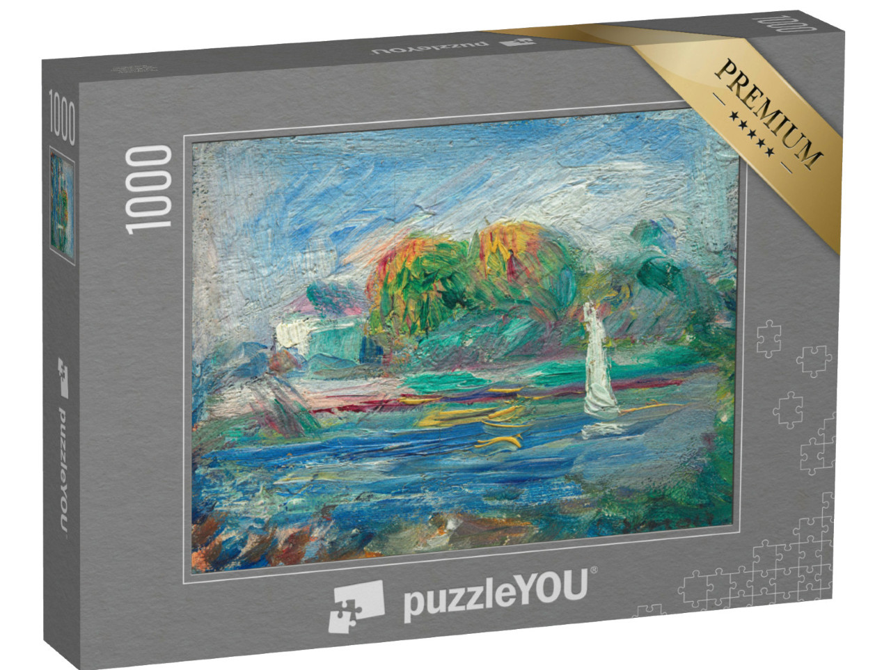 Puzzle 1000 Teile „Auguste Renoir - Der Blaue Fluss“