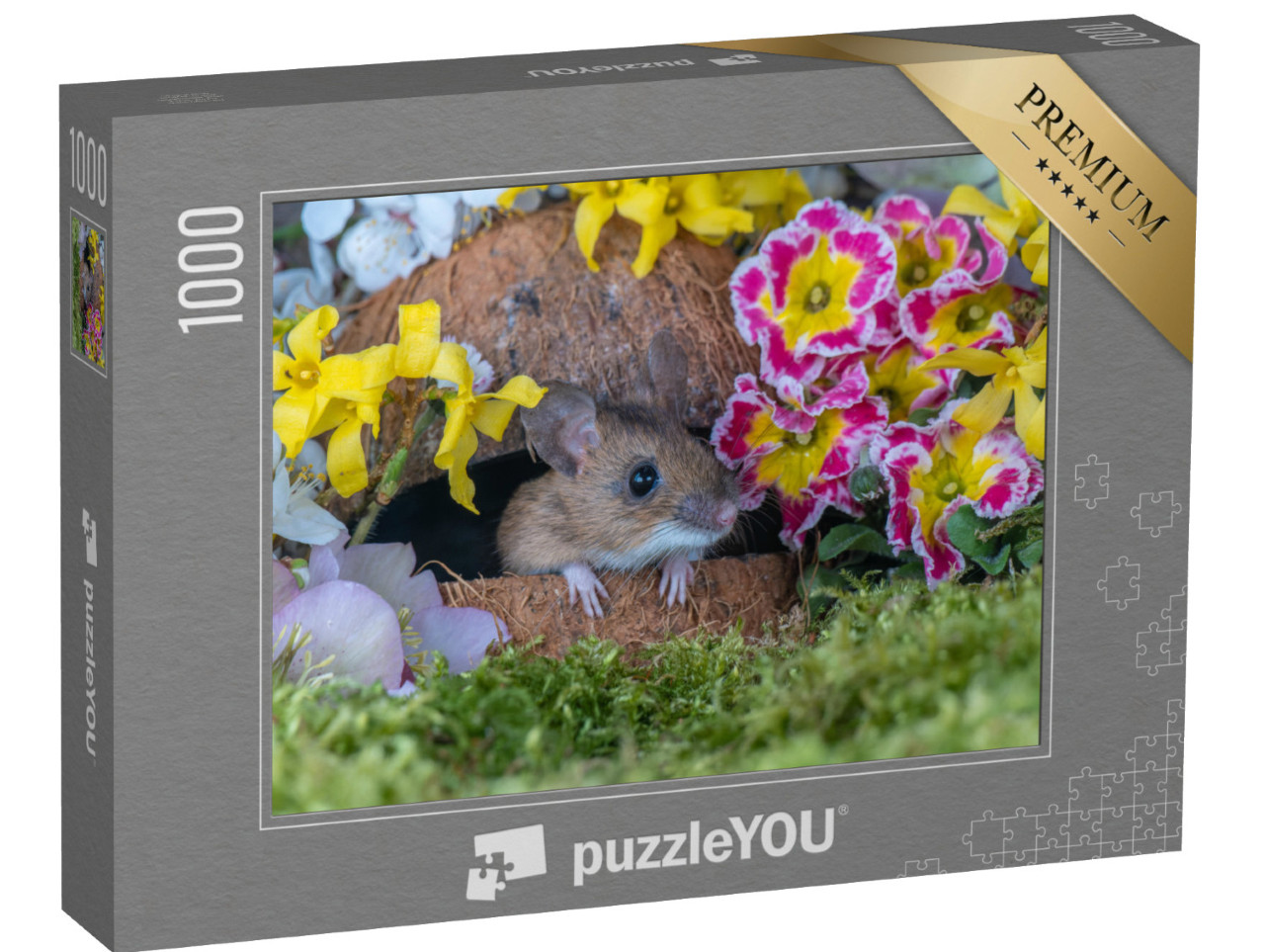 Puzzle 1000 Teile „Guten Morgen Mausi“