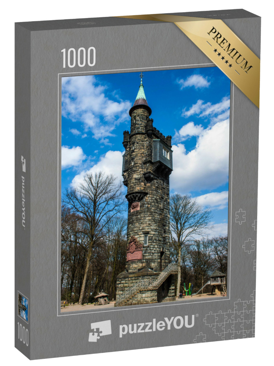 Puzzle 1000 Teile „Weyerbuschturm in Wuppertal, Deutschland“