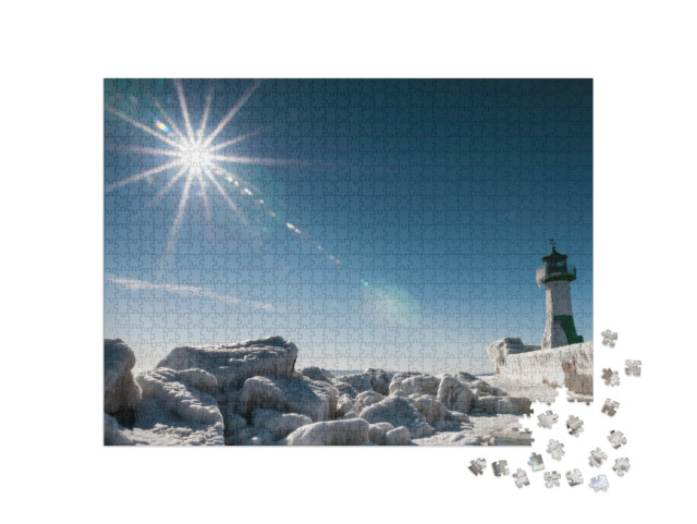 Puzzle 1000 Teile „Rügen, die größte deutsche Insel mit Kreidefelsen in Mecklenburg-Vorpommern“