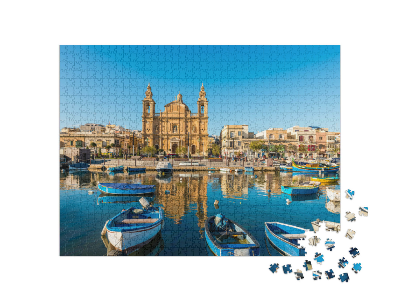 Puzzle 1000 Teile „Sliema auf Malta“