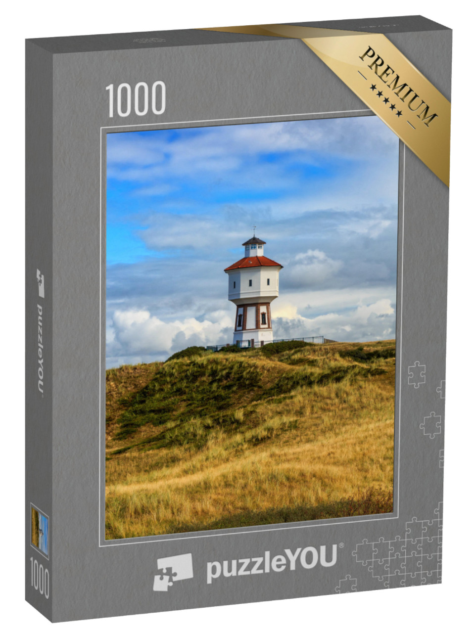 Puzzle 1000 Teile „Leuchtturm auf der Insel Langeoog, Niedersachsen“