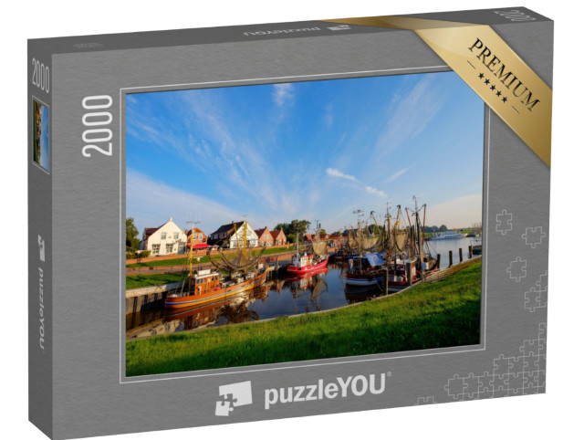 Puzzle 2000 Teile „Der Fischereihafen von Greetsiel, Deutschland“