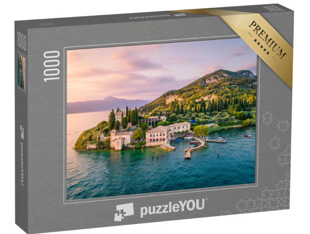 Puzzle 1000 Teile „Punta San Vigilio am Gardasee, Italien“
