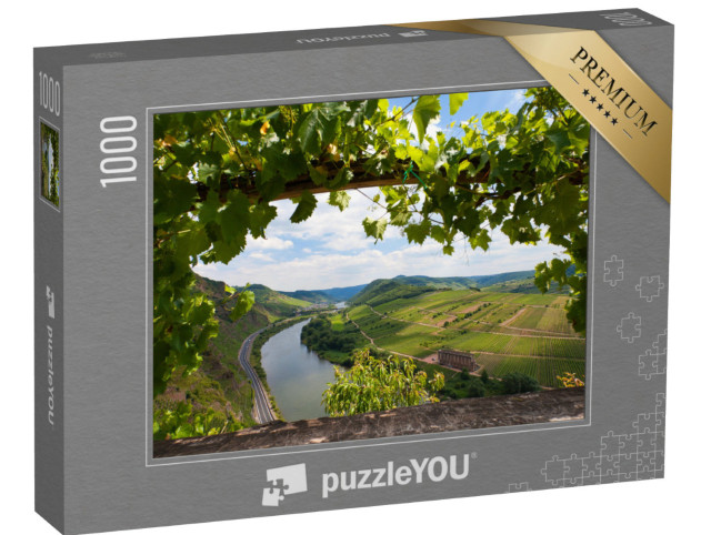 Puzzle 1000 Teile „Panoramablick auf das Moseltal in Deutschland“