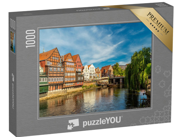 Puzzle 1000 Teile „Ansicht von Lüneburg, Niedersachsen, Deutschland“