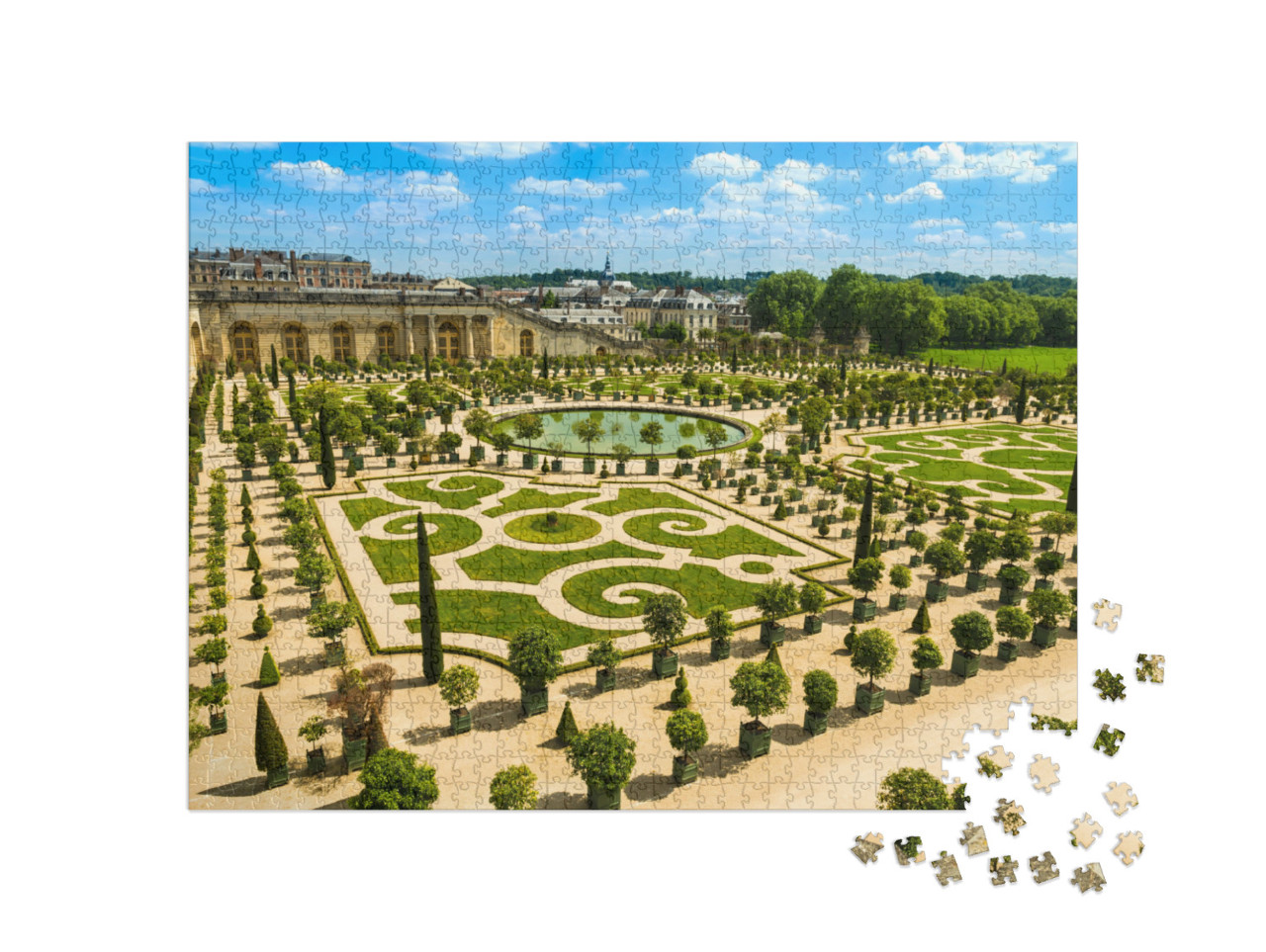 Puzzle 1000 Teile „Die Gärten von Versailles, Frankreich“