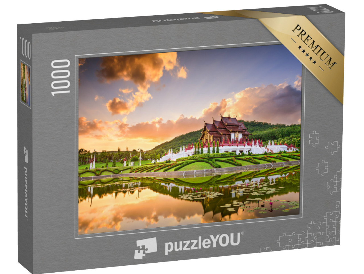 Puzzle 1000 Teile „Royal Flora Ratchaphruek Park ,Chiang Mai, Thailand“