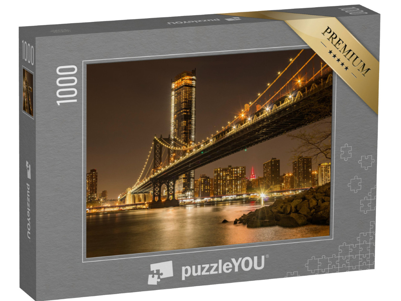 Puzzle 1000 Teile „Sonnenuntergang über Manhattan“