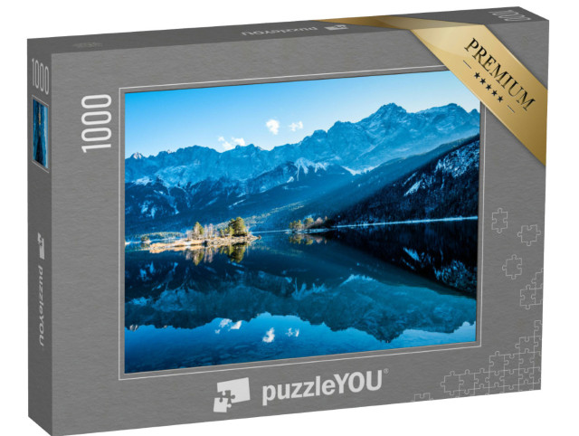 Puzzle 1000 Teile „Eibsee und Zugspitze“