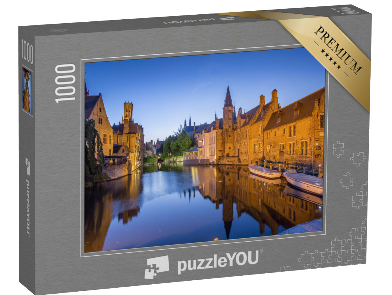 Puzzle 1000 Teile „Mittelalterliche Märchenstadt Brügge, Belgien“