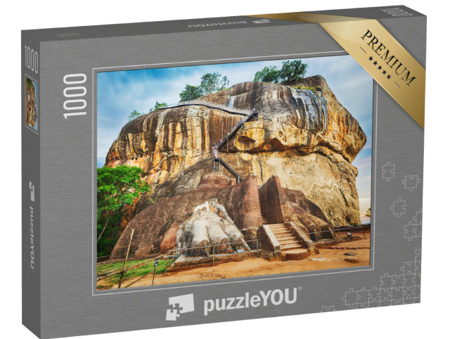 Puzzle 1000 Teile „Panorama vom Weltkulturerbe Sigiriya, Löwenfelsen“
