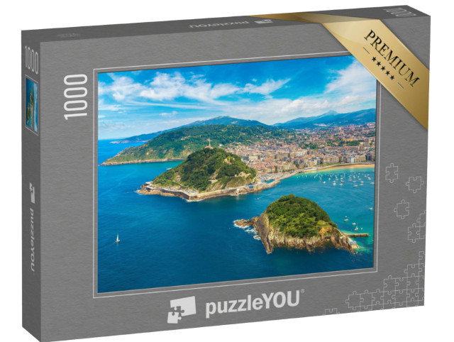 Puzzle 1000 Teile „Panoramablick auf San Sebastian, Spanien“