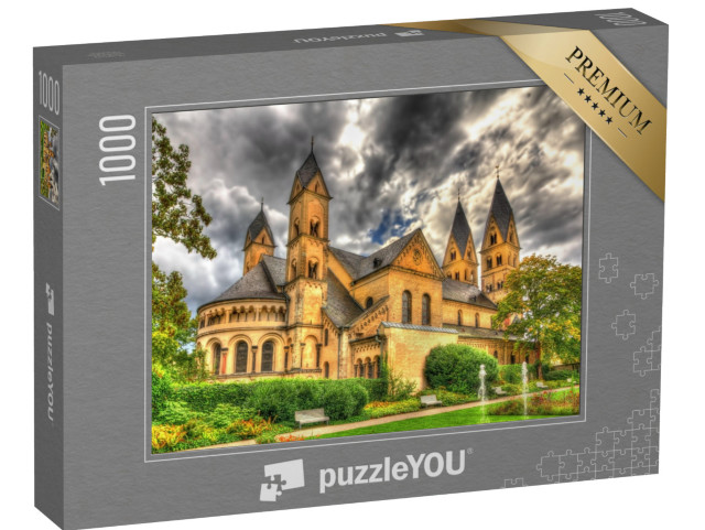 Puzzle 1000 Teile „Basilika St. Kastor in Koblenz, Deutschland“