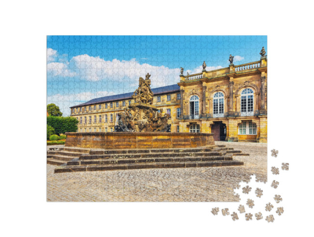 Puzzle 1000 Teile „Sommerliche Szenerie von Bayreuth, Bayern, Deutschland“