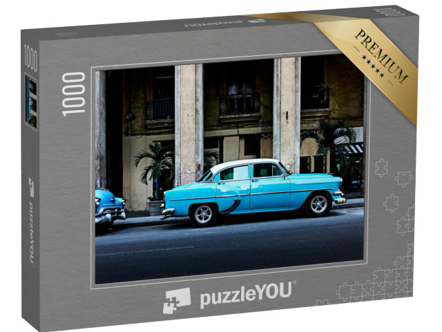 Puzzle 1000 Teile „Oldtimer in Havanna, Hauptstadt von Kuba“