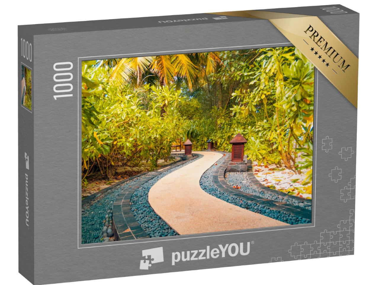 Puzzle 1000 Teile „Japanischer Zen Garten“