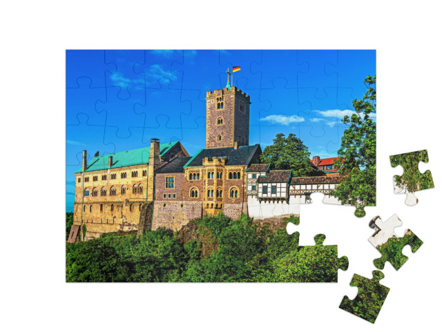 Puzzle 48 Teile „Wartburg in Eisenach, Thüringen, Deutschland“