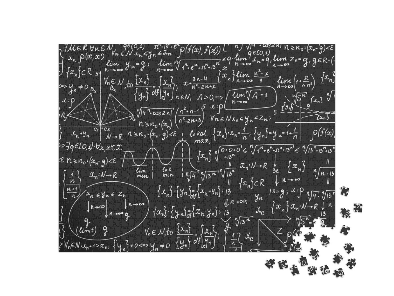 Puzzle 1000 Teile „Mathe“