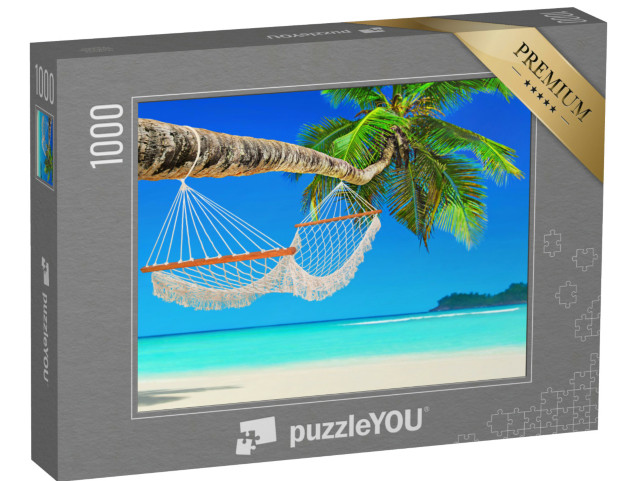 Puzzle 1000 Teile „Strandparadies Seychellen, Indischer Ozean“