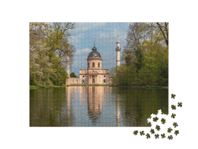 Puzzle 1000 Teile „Moschee im Schwetzinger Schlossgarten, Baden-Württemberg“