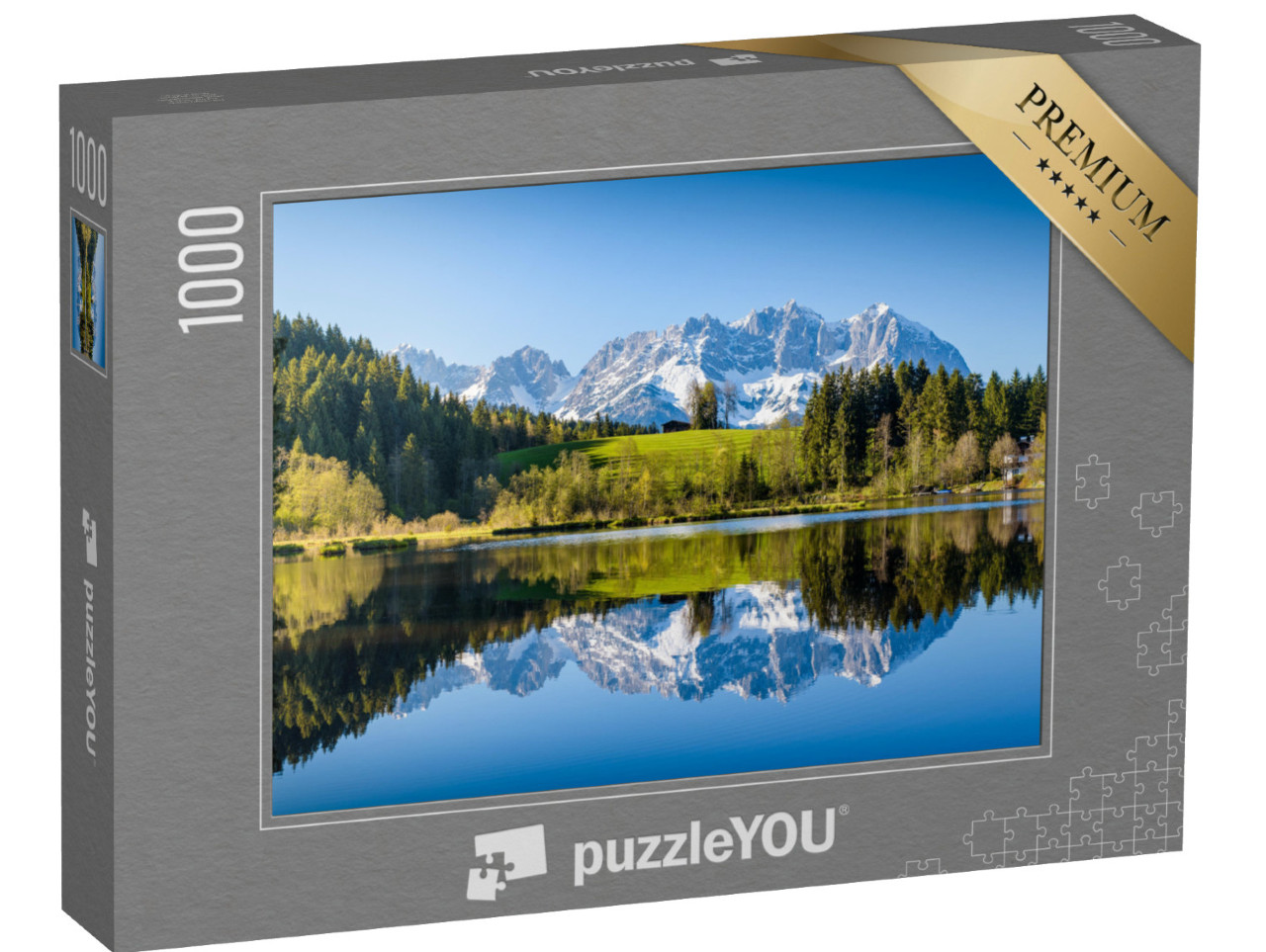 Puzzle 1000 Teile „Idyllische Alpenlandschaft“