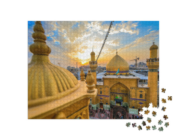 Puzzle 1000 Teile „Heiliges Heiligtum des Imam Ali in Nadschaf - Irak“