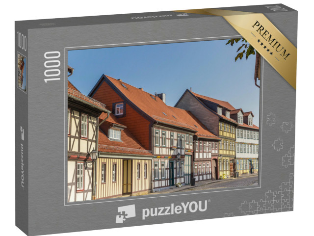 Puzzle 1000 Teile „Fachwerkhäuser in Wernigerode, Deutschland“