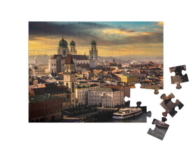 Puzzle 48 Teile „Passau an der Donau, Deutschland“