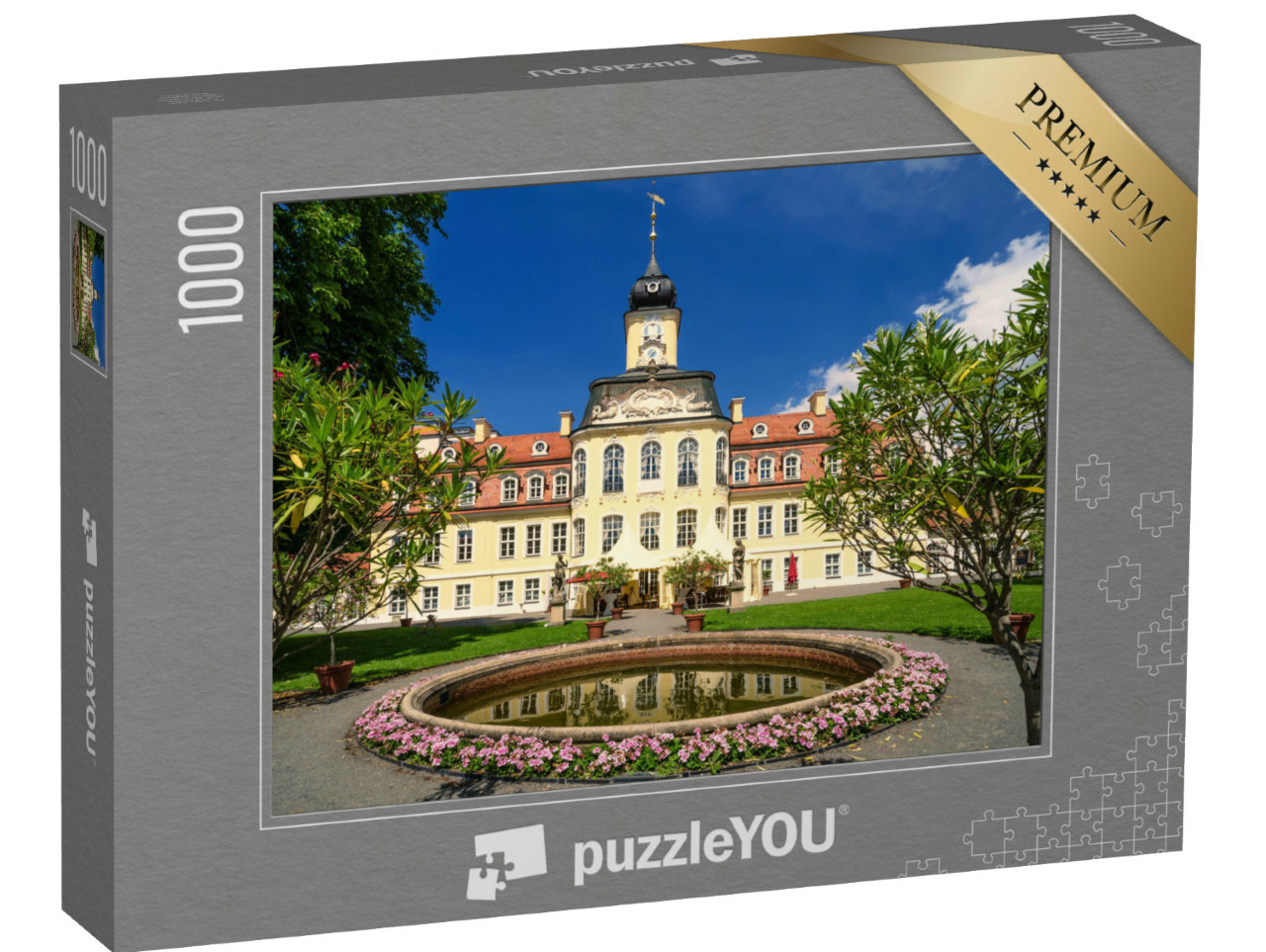 Puzzle 1000 Teile „Schloss Gohlis, ein historisches Gebäude, Leipzig, Deutschland“