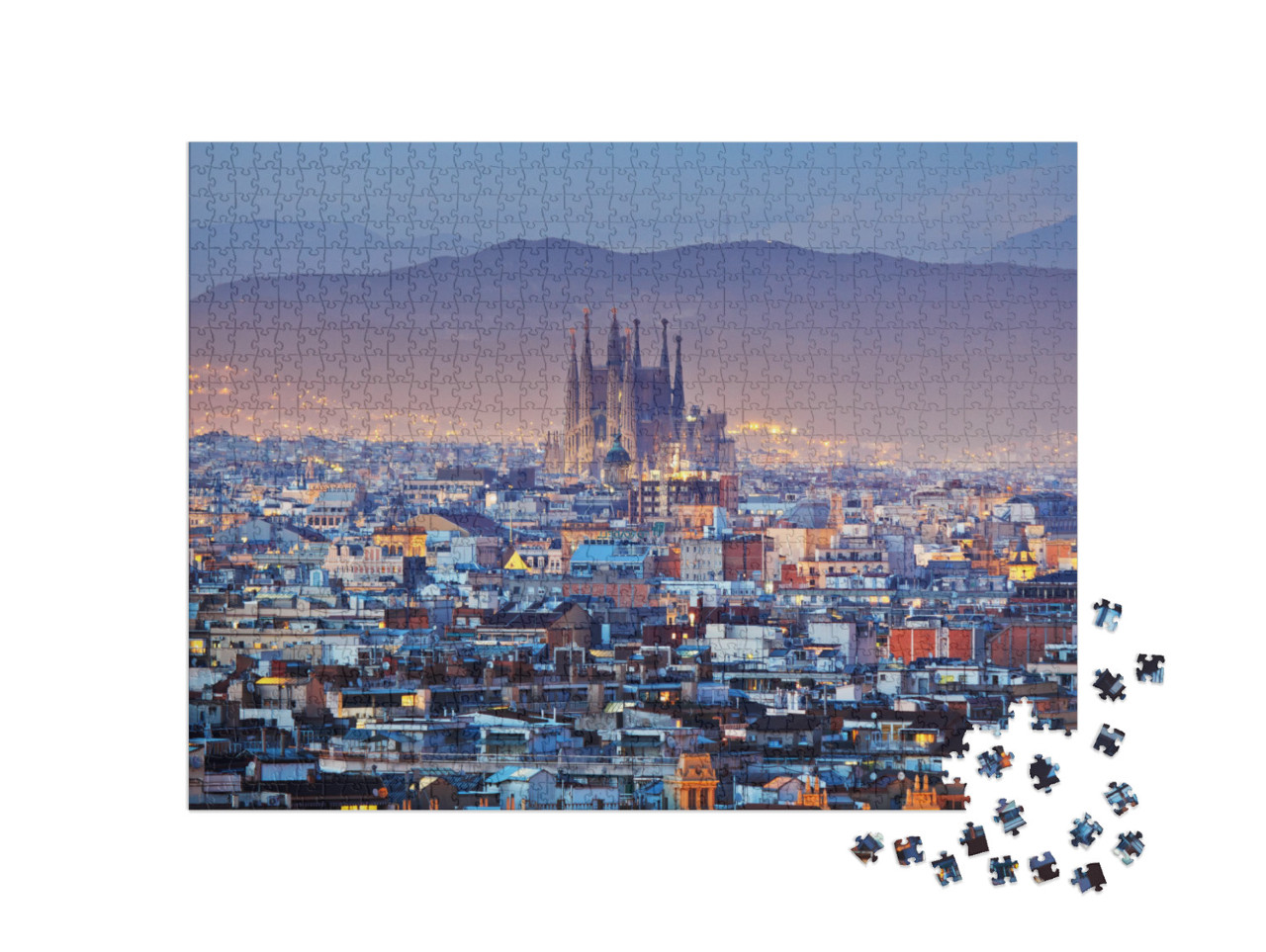 Puzzle 1000 Teile „Barcelona“