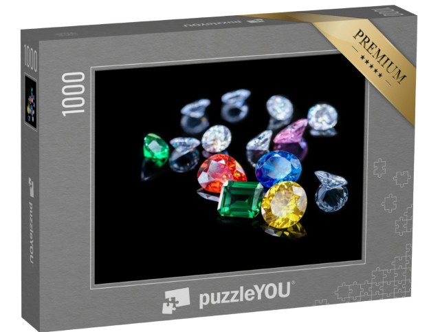 Puzzle 1000 Teile „Natürlicher Saphir Edelstein“