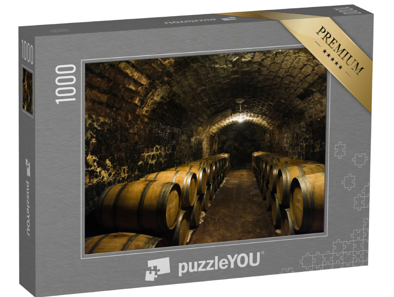 Puzzle 1000 Teile „Reifung in traditionellen Holzfässern “