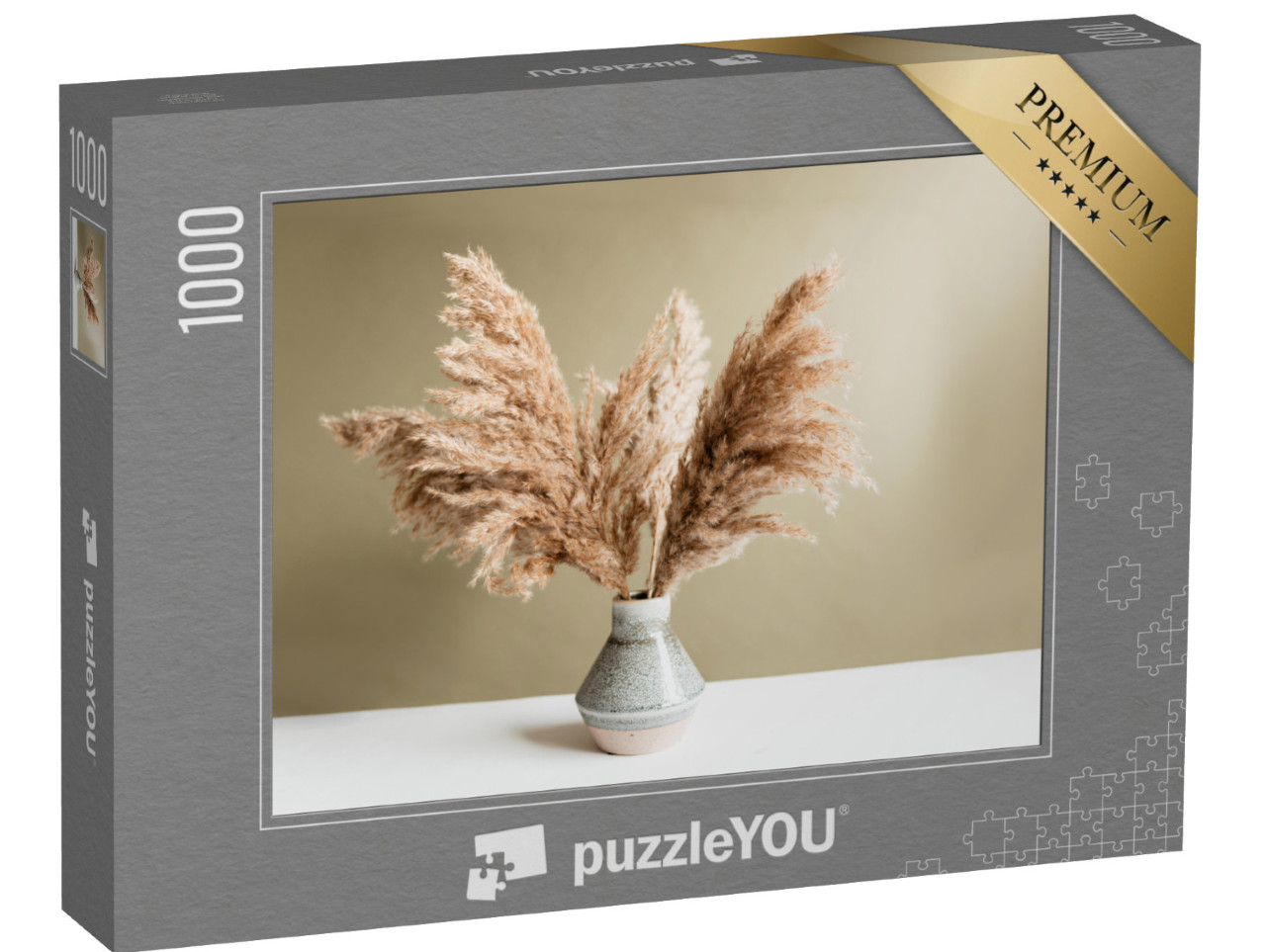 Puzzle 1000 Teile „Pampasgras in einer Vase “