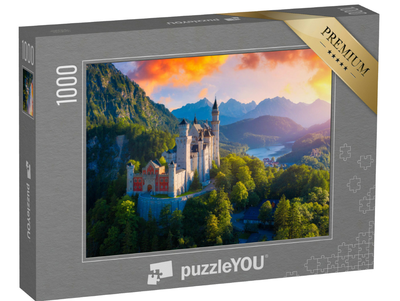 Puzzle 1000 Teile „Schloss Neuschwanstein“