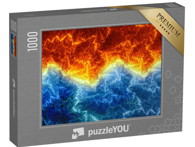 Puzzle 1000 Teile „Feuer und Eis“