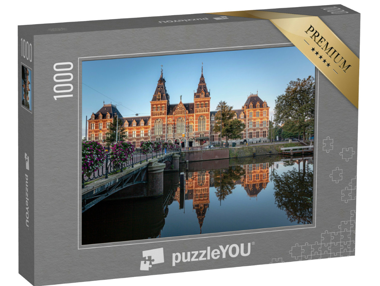 Puzzle 1000 Teile „Das Rijksmuseum in Amsterdam, Niederlande“