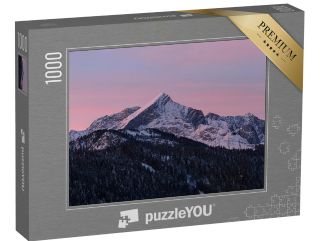 Puzzle 1000 Teile „Alpspitze, einer der berühmten Berggipfel Deutschlands“
